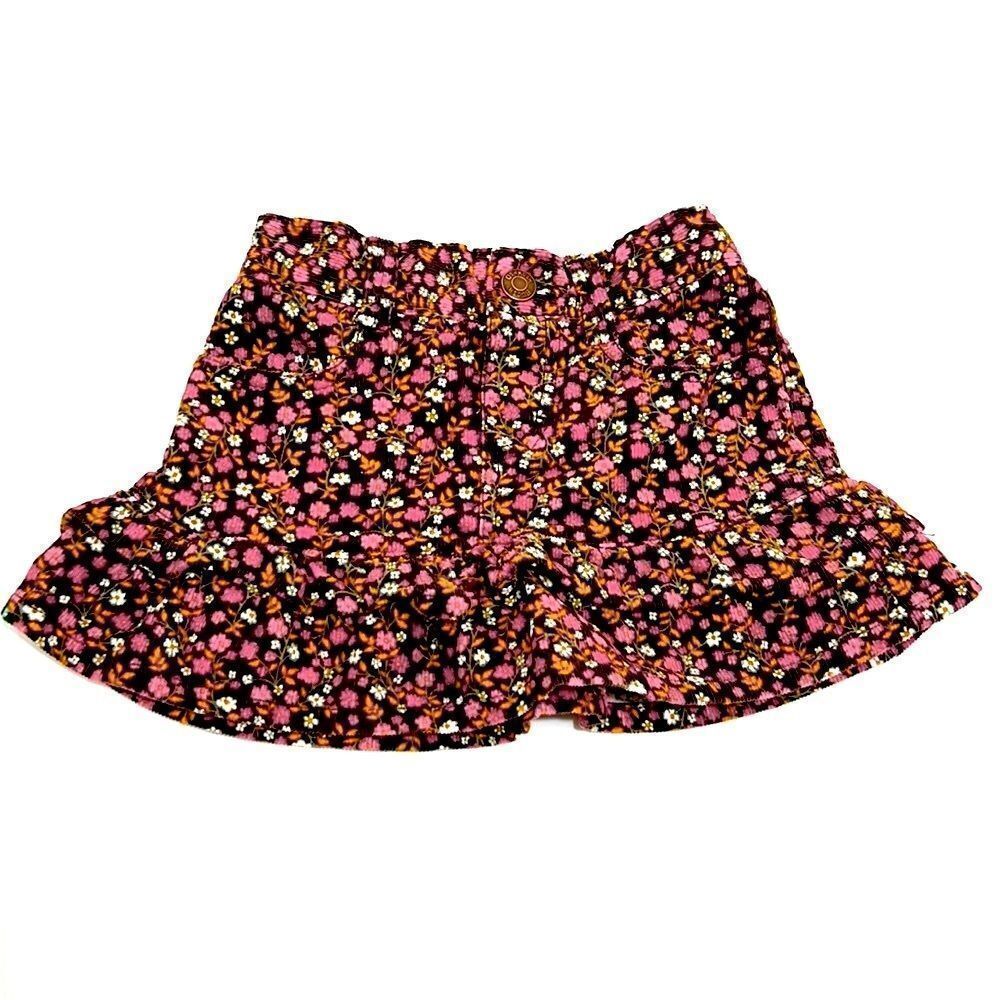 OshKosh Corduroy Floral Skirt